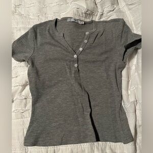 ADIKA grey baby tee size M